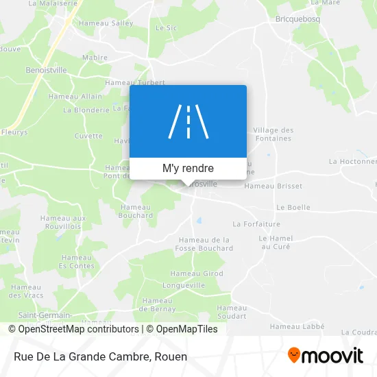 Rue De La Grande Cambre plan