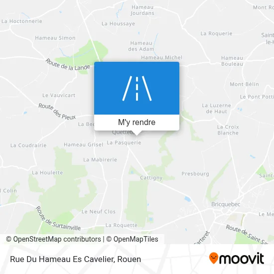 Rue Du Hameau Es Cavelier plan