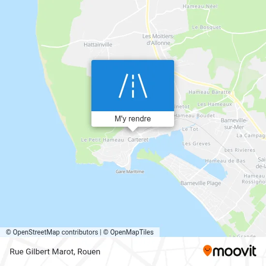 Rue Gilbert Marot plan