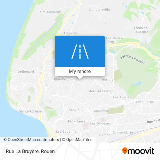 Rue La Bruyère plan