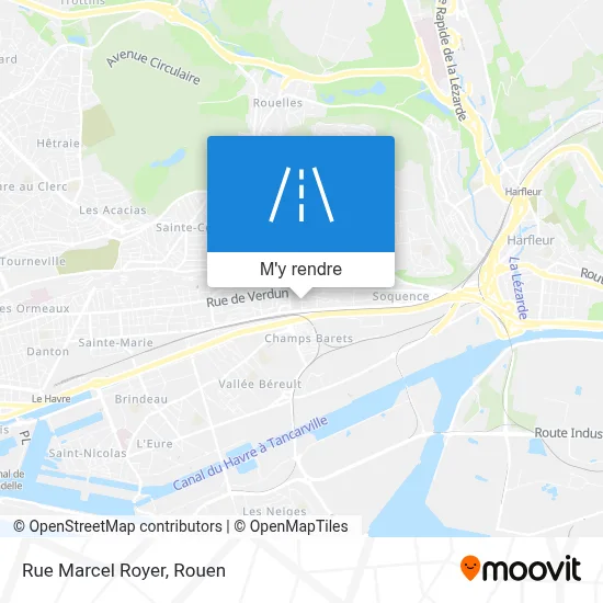 Rue Marcel Royer plan