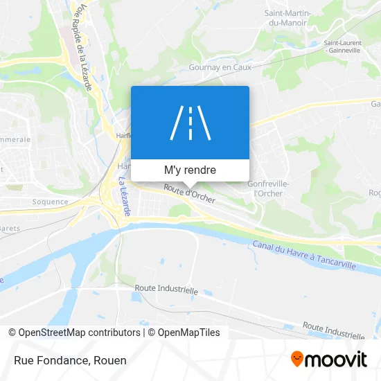 Rue Fondance plan