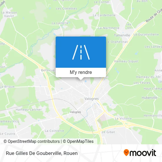 Rue Gilles De Gouberville plan