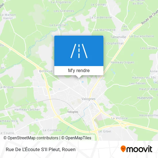 Rue De L'Écoute S'Il Pleut plan