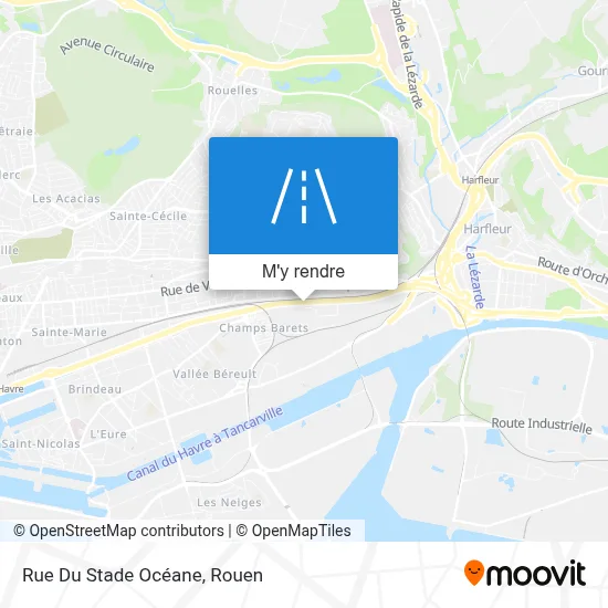 Rue Du Stade Océane plan