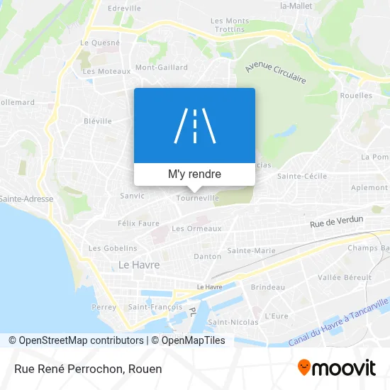 Rue René Perrochon plan
