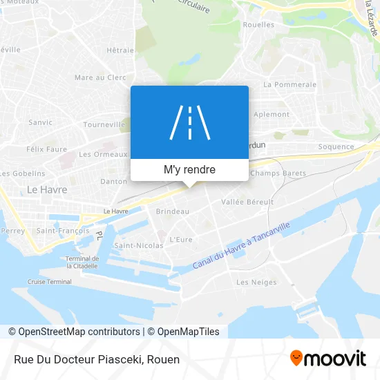 Rue Du Docteur Piasceki plan