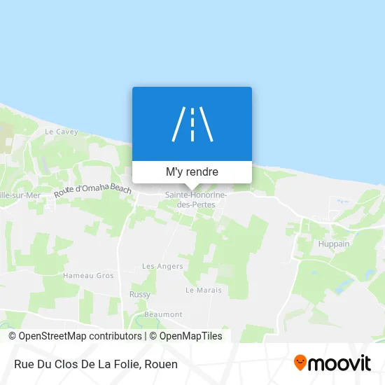 Rue Du Clos De La Folie plan