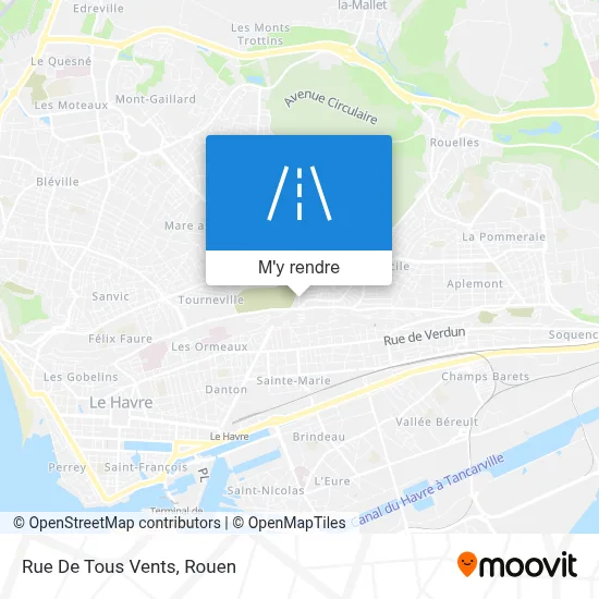 Rue De Tous Vents plan