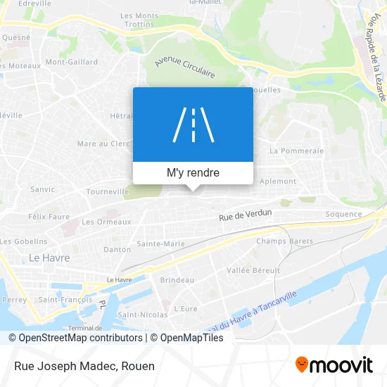 Rue Joseph Madec plan