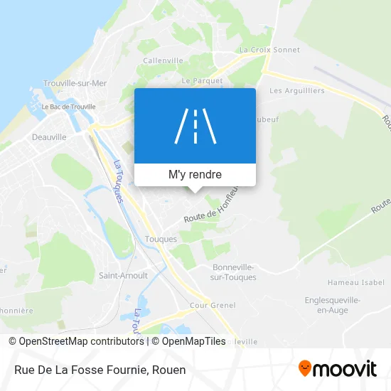Rue De La Fosse Fournie plan