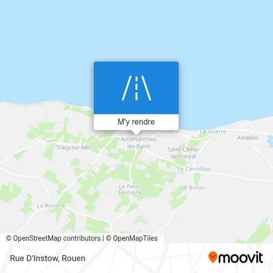 Rue D'Instow plan