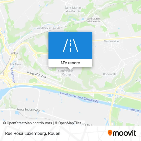 Rue Rosa Luxemburg plan