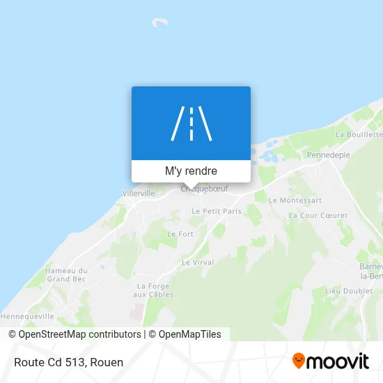 Route Cd 513 plan