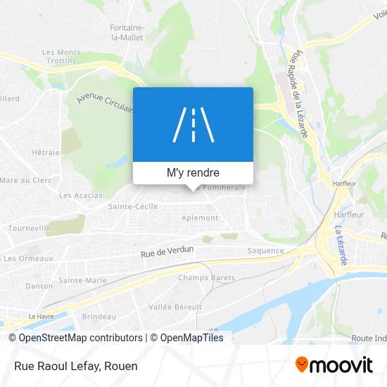 Rue Raoul Lefay plan
