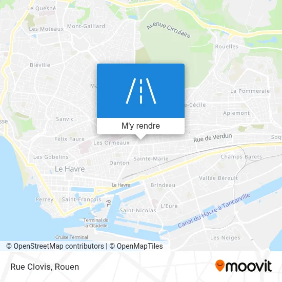 Rue Clovis plan