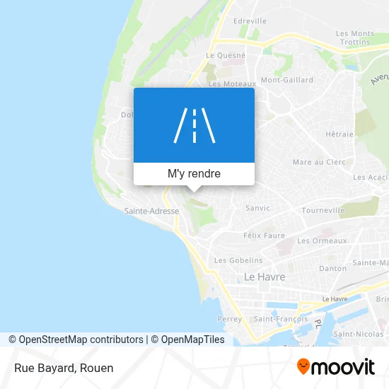 Rue Bayard plan