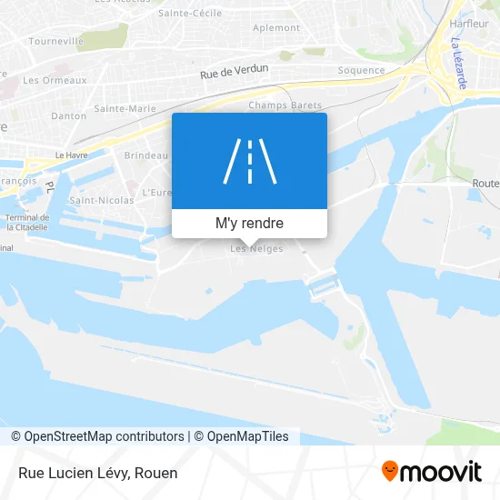 Rue Lucien Lévy plan