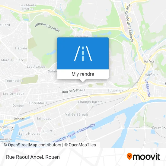 Rue Raoul Ancel plan