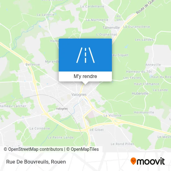 Rue De Bouvreuils plan