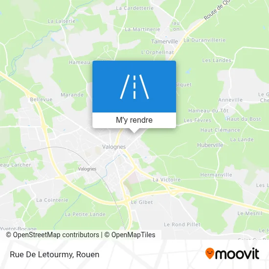 Rue De Letourmy plan