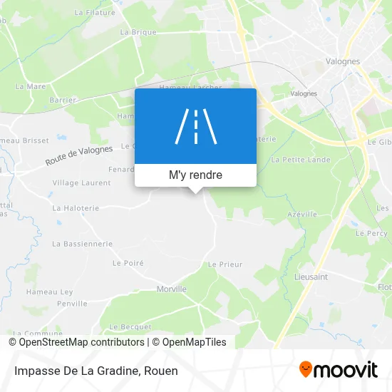 Impasse De La Gradine plan