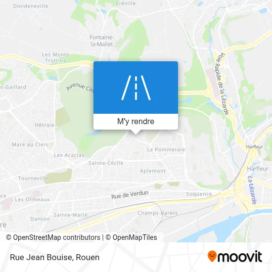 Rue Jean Bouise plan
