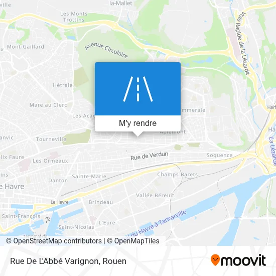 Rue De L'Abbé Varignon plan