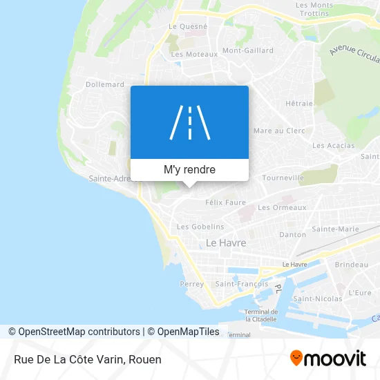 Rue De La Côte Varin plan