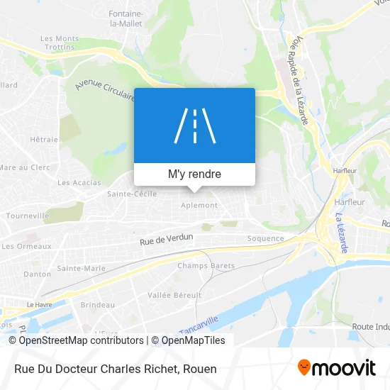 Rue Du Docteur Charles Richet plan