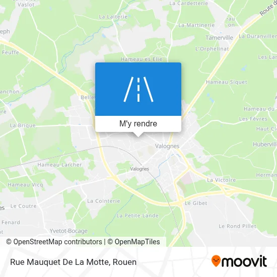 Rue Mauquet De La Motte plan