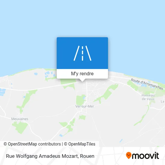 Rue Wolfgang Amadeus Mozart plan