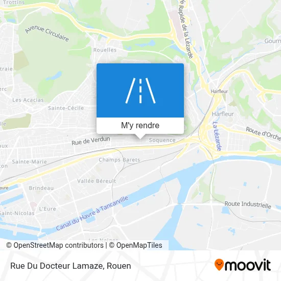 Rue Du Docteur Lamaze plan