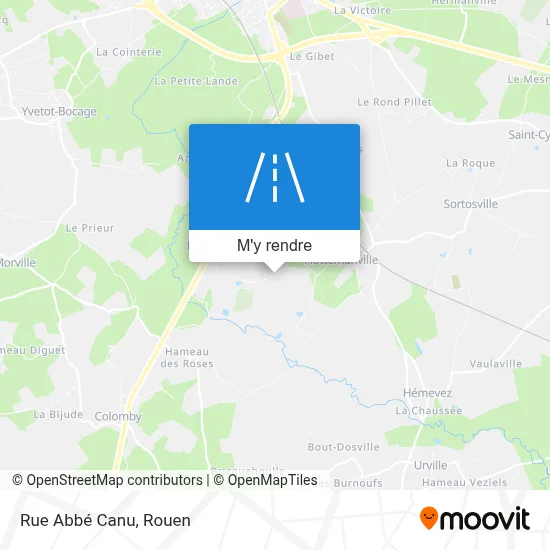 Rue Abbé Canu plan