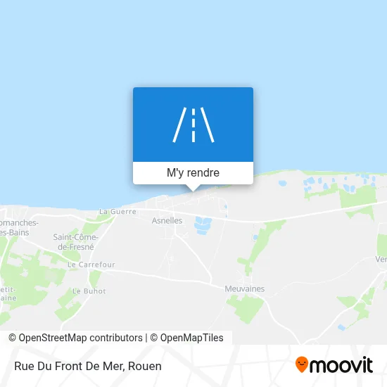 Rue Du Front De Mer plan