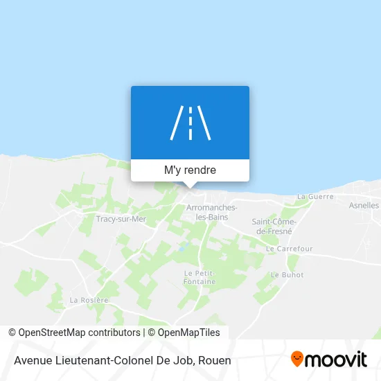 Avenue Lieutenant-Colonel De Job plan