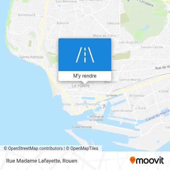 Rue Madame Lafayette plan