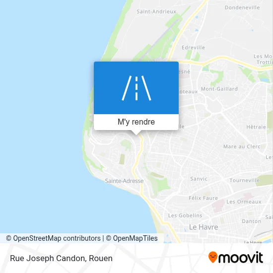 Rue Joseph Candon plan