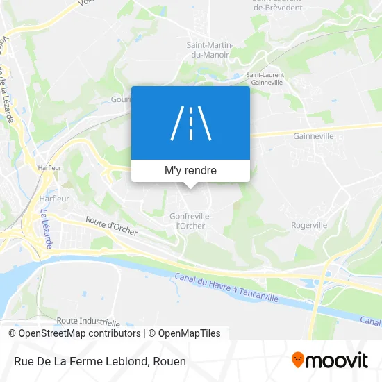 Rue De La Ferme Leblond plan
