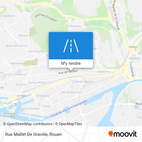 Rue Mallet De Graville plan