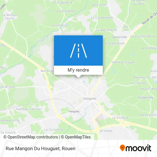 Rue Mangon Du Houguet plan