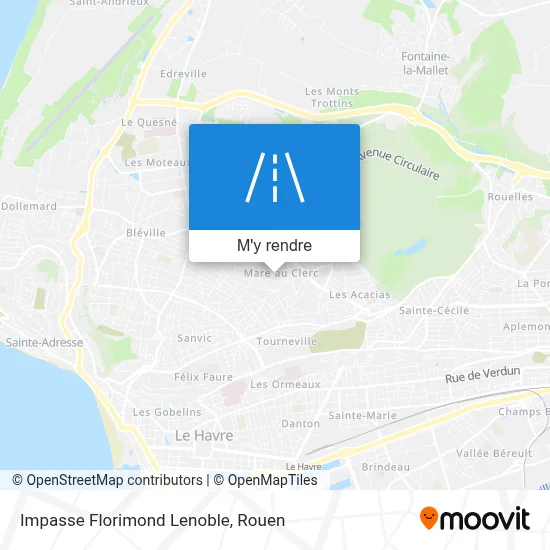 Impasse Florimond Lenoble plan