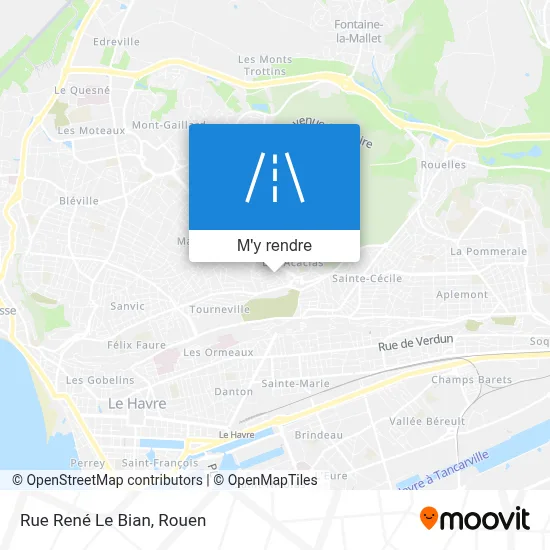 Rue René Le Bian plan