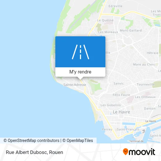 Rue Albert Dubosc plan