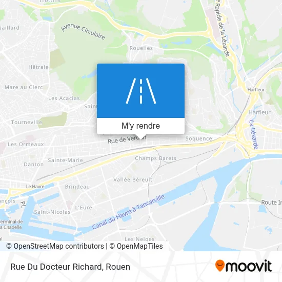 Rue Du Docteur Richard plan