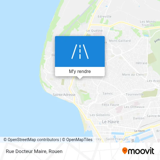 Rue Docteur Maire plan