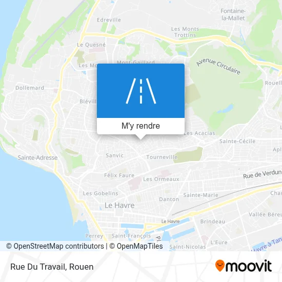 Rue Du Travail plan