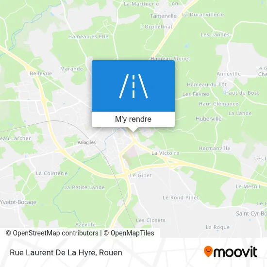 Rue Laurent De La Hyre plan