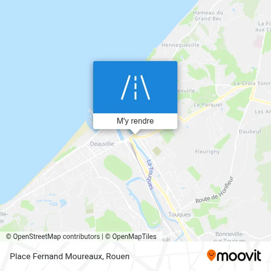 Place Fernand Moureaux plan