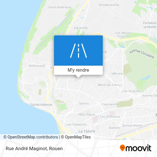 Rue André Maginot plan